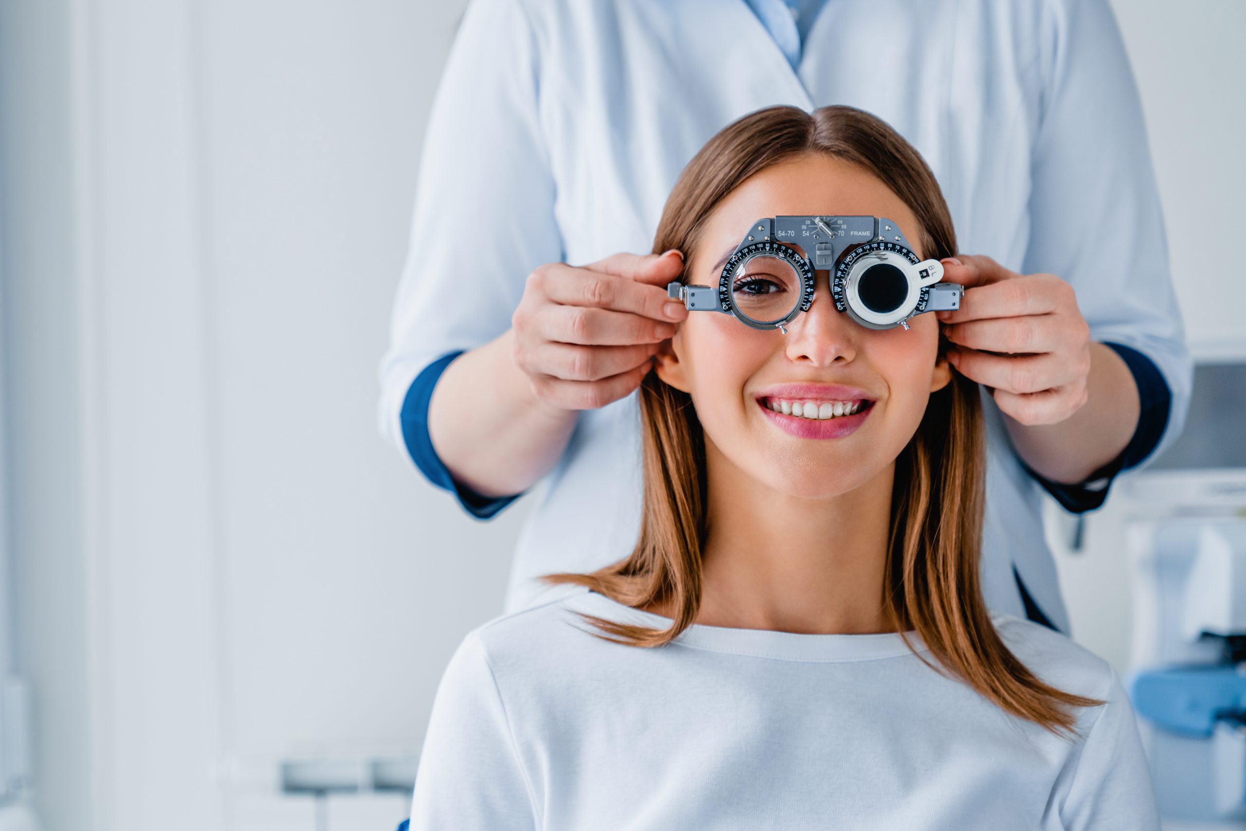 Comprehensive eye exam at Caldwell Vision Center, serving West Caldwell